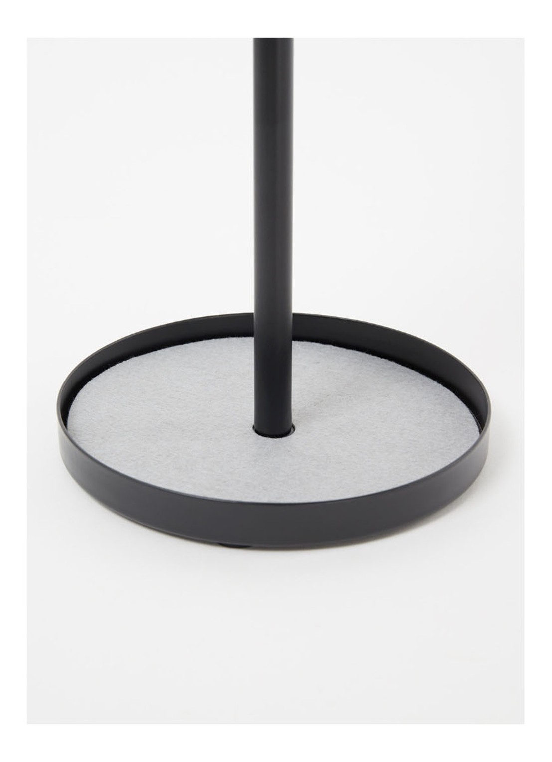 Yamazaki Tower make-up spiegel met opbergplankje 3x vergroting 33 x 14 cm - detail 3 zwart