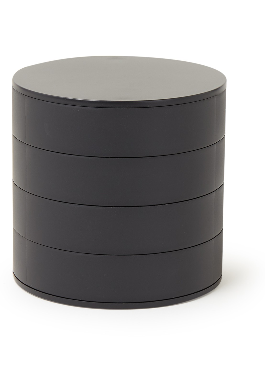 Yamazaki Tower opbergdoos 4-laags - voorkant zwart