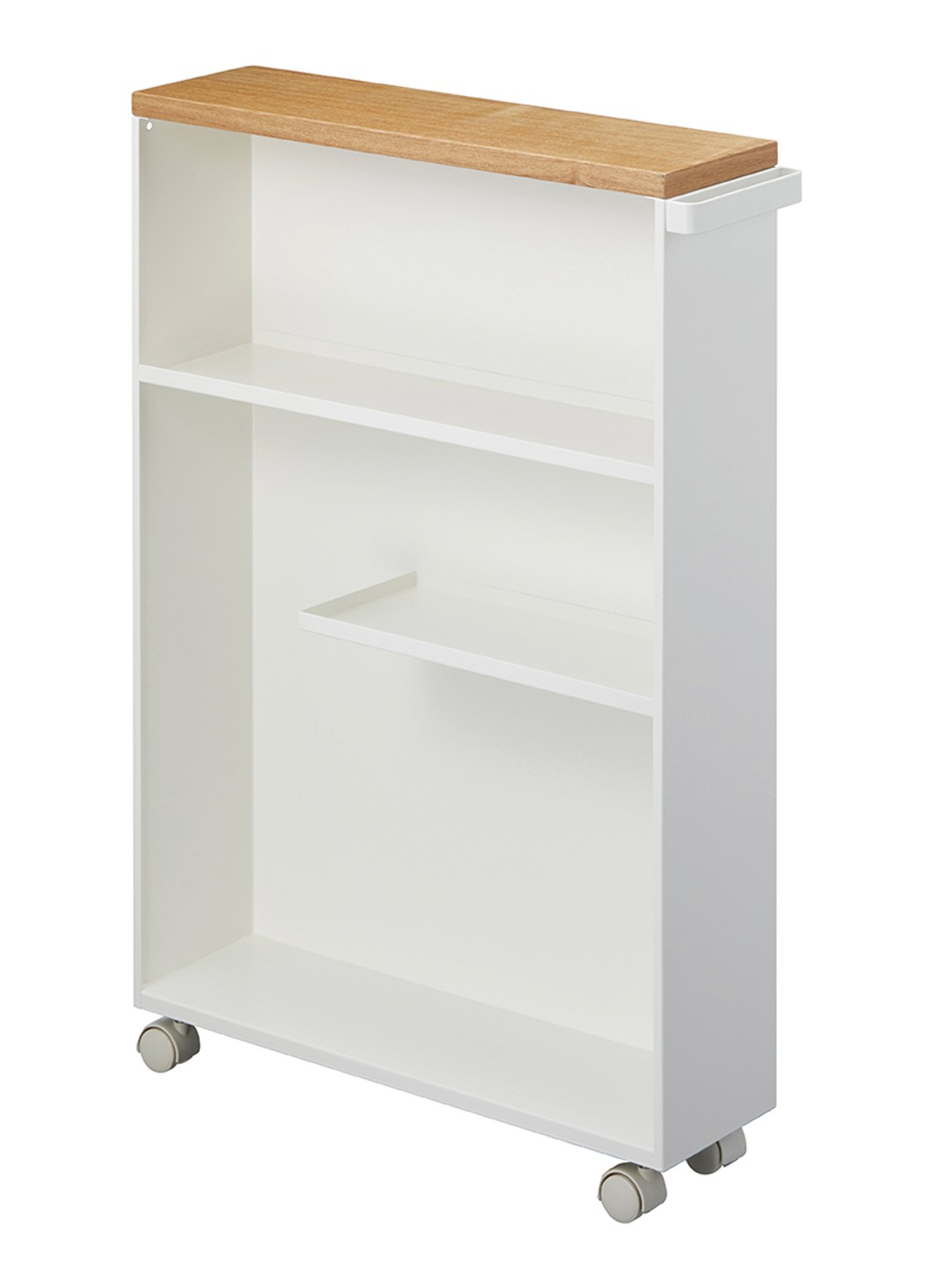 Yamazaki Tower opbergtrolley - voorkant 2 wit