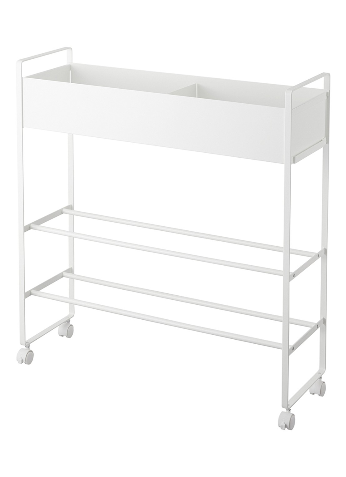 Yamazaki Tower opbergtrolley - voorkant 5 wit