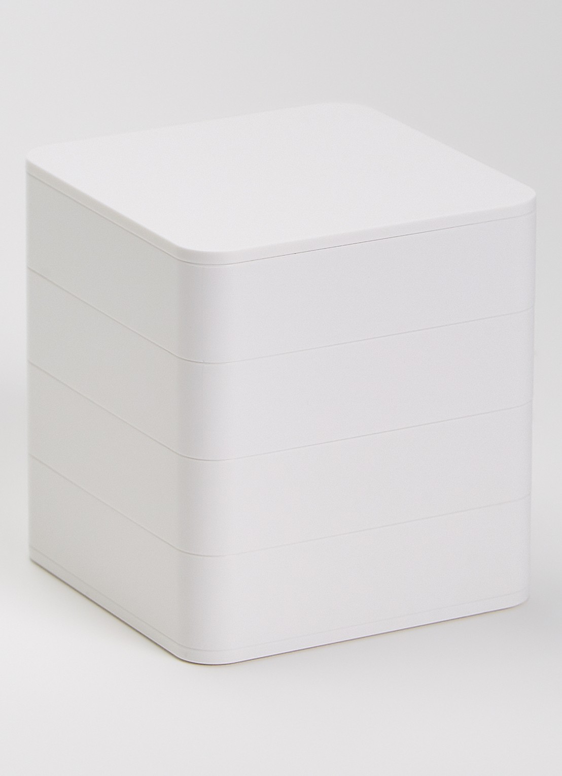 Yamazaki Tower sieradendoos 10 x 9 cm - voorkant 3 wit