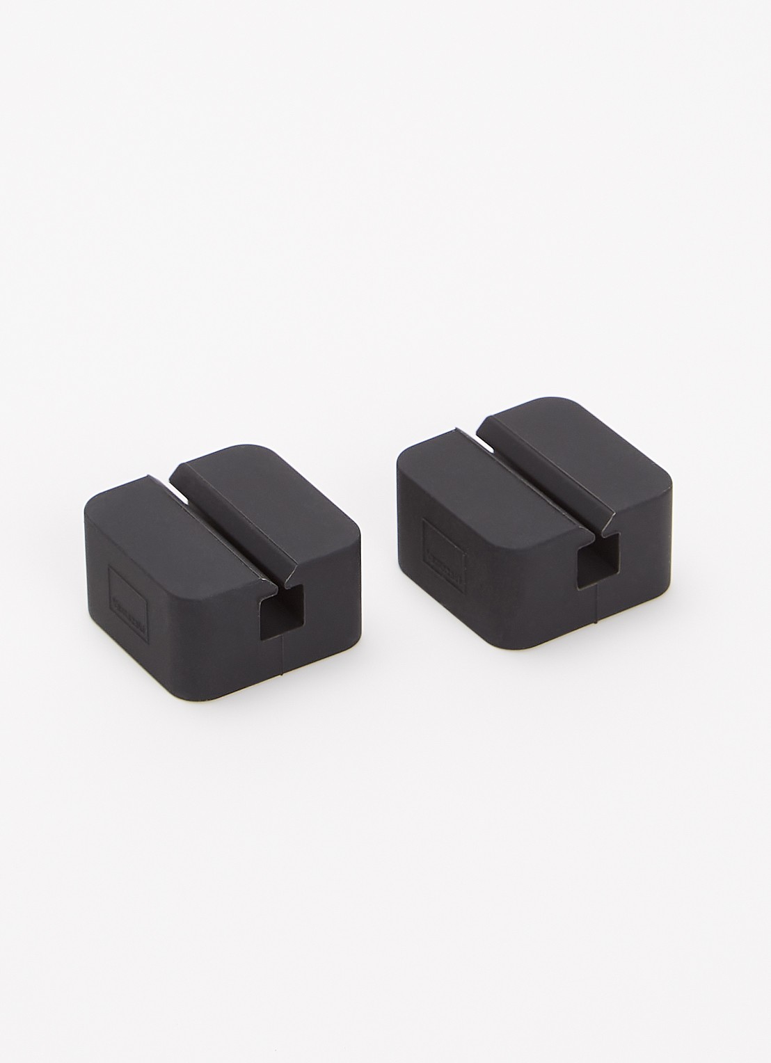 Yamazaki Tower tandenborstelhouder 4,5 cm set van 2 - voorkant 2 zwart