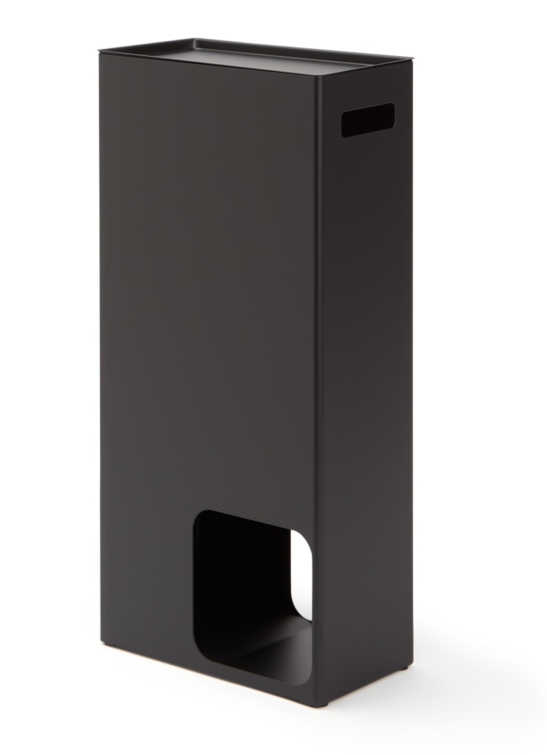 Yamazaki Tower toiletrolhouder  - voorkant 2 zwart