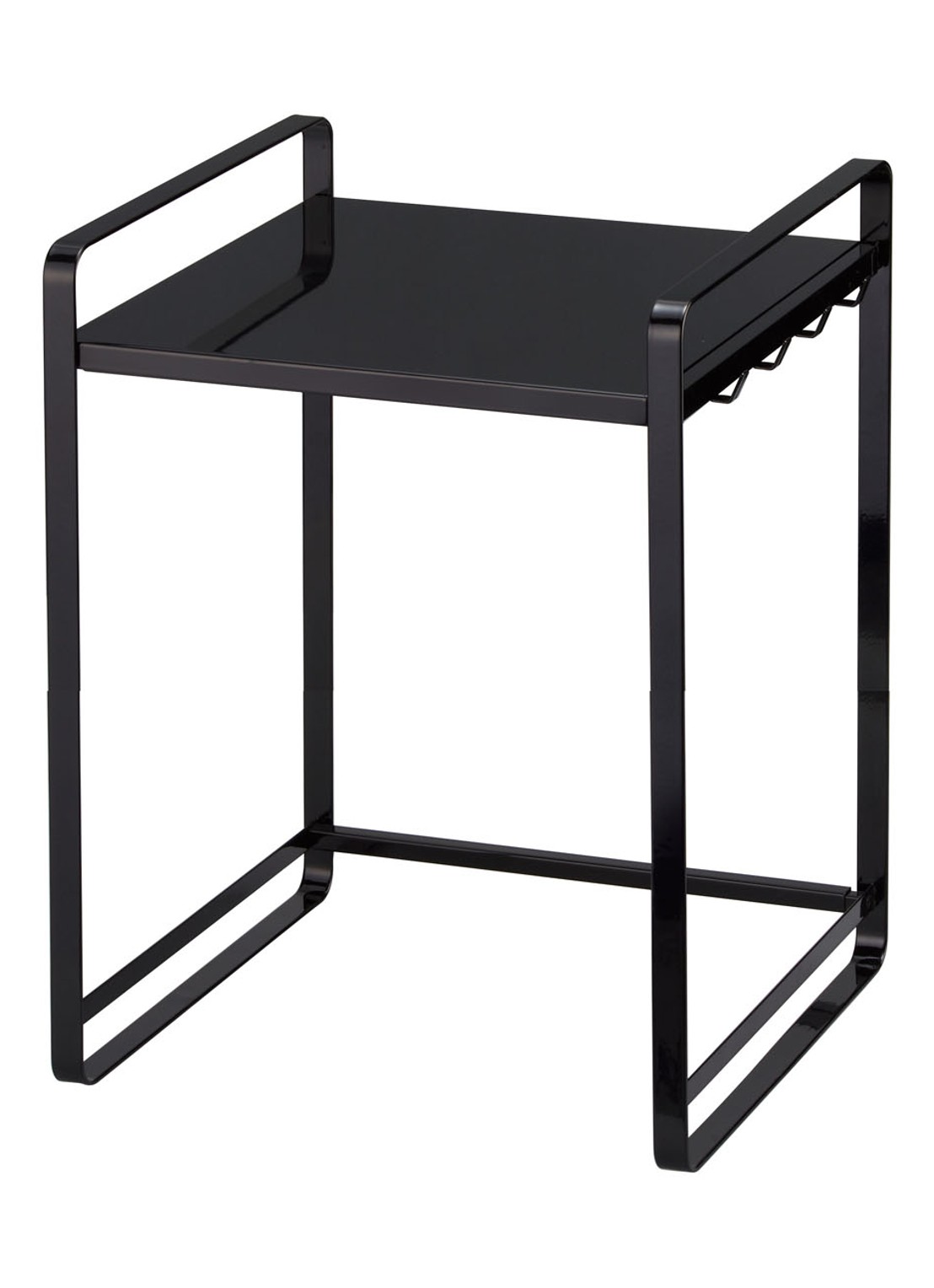 Yamazaki Tower uitschuifbare aanrecht organizer 47,5 - 75 cm - detail zwart
