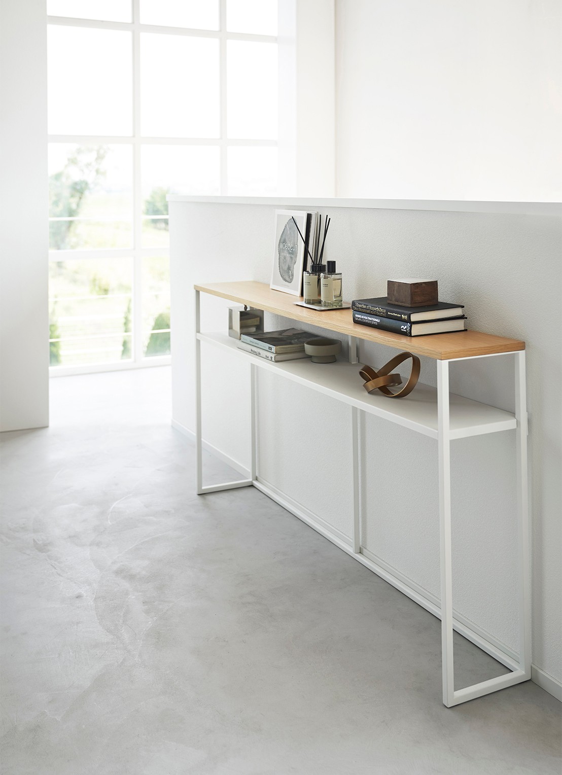 Yamazaki Tower wandtafel 126 x 65 cm - achterkant 7 wit