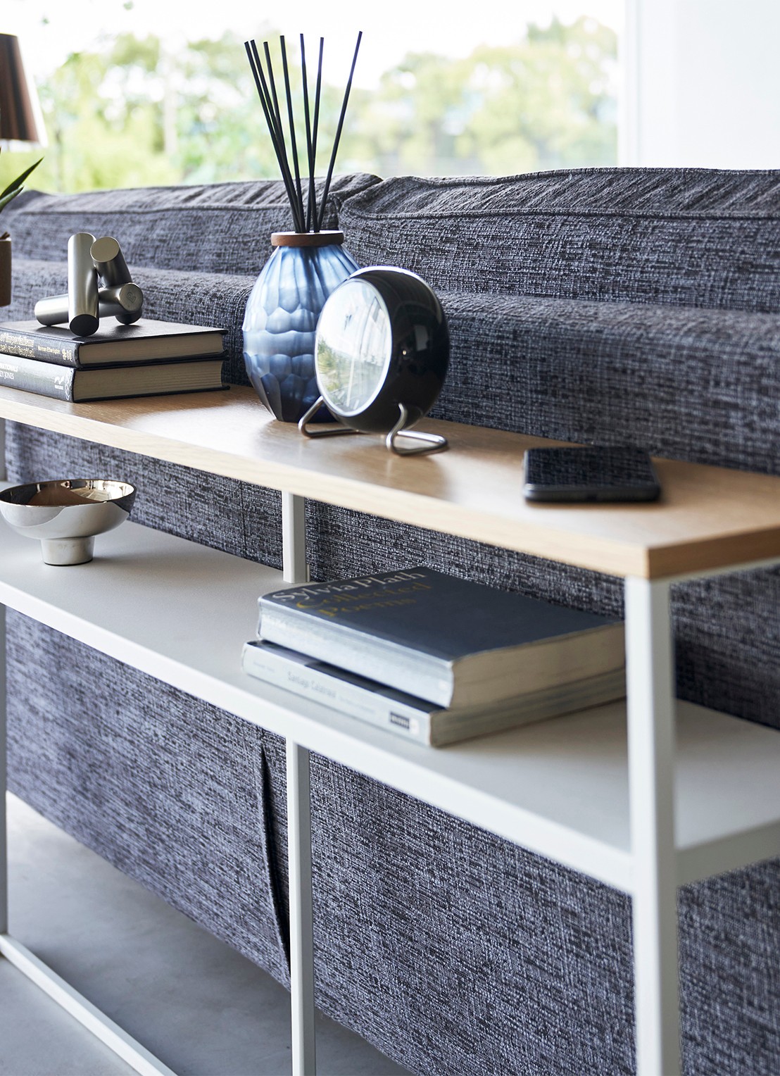 Yamazaki Tower wandtafel 126 x 65 cm - detail 4 wit