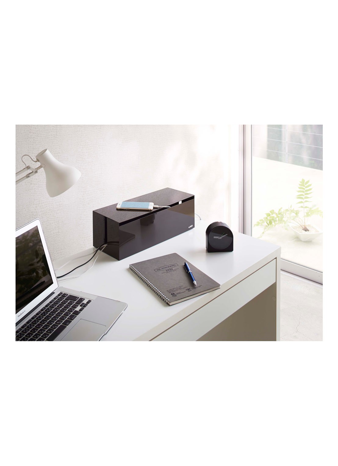 Yamazaki Web kabelbox  - detail 4 zwart
