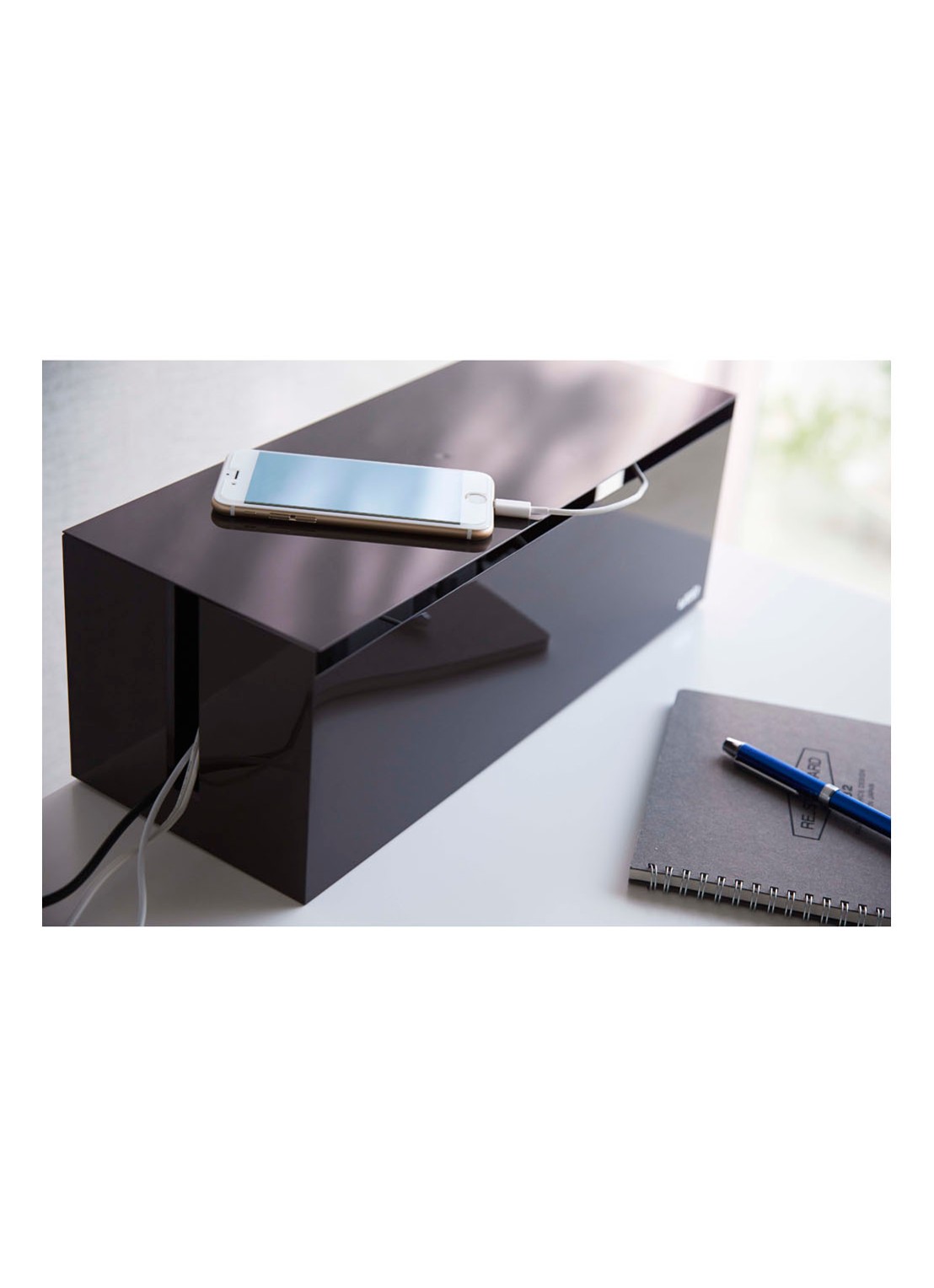 Yamazaki Web kabelbox  - detail 7 zwart