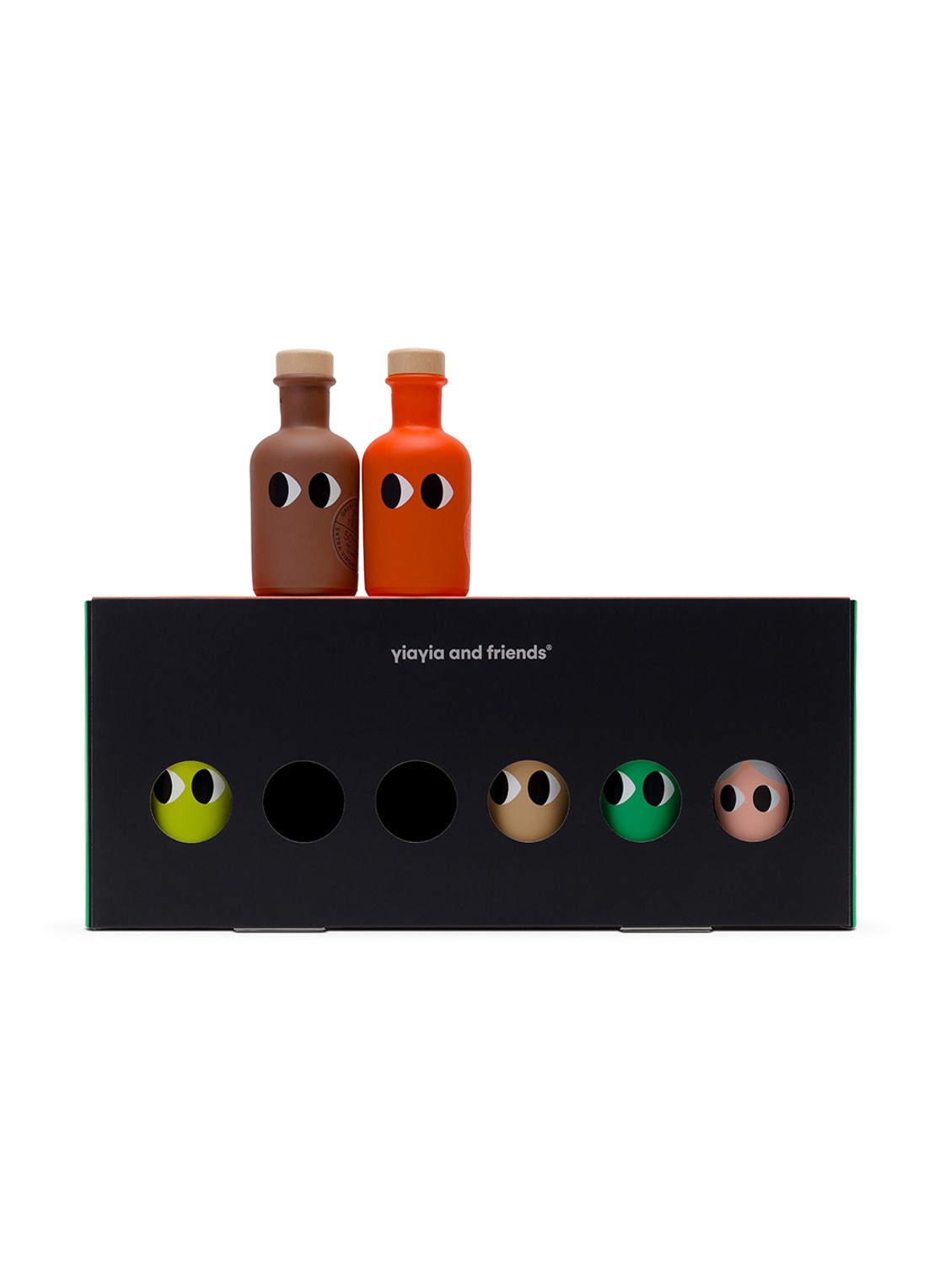 yiayia and friends Extra Vierge olijfolie in geschenkverpakking 6 x 50 ml - voorkant 2 undefined
