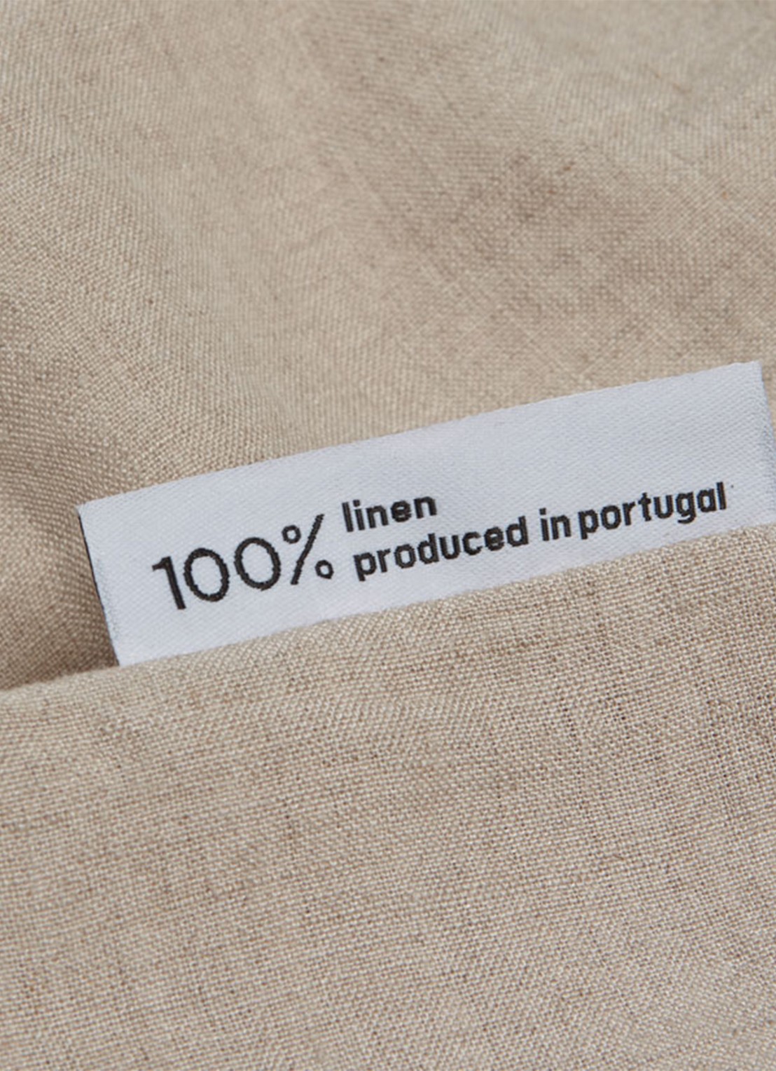 Yumeko Dekbedovertrekset van gewassen linnen - inclusief kussenslopen - detail 5 beige