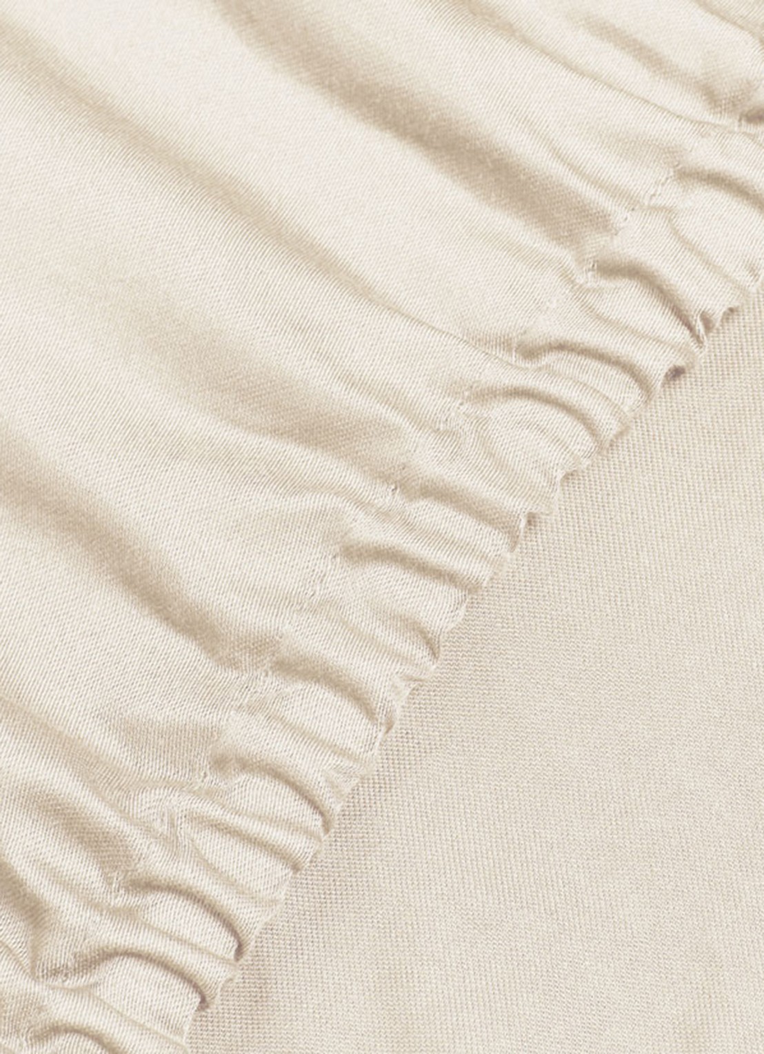 Yumeko Hoeslaken  210 TC, hoekhoogte 30 cm - voorkant 3 beige