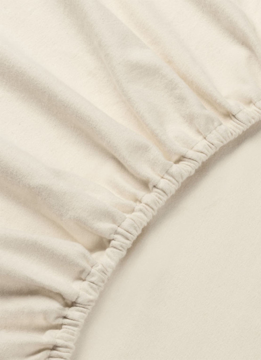 Yumeko Hoeslaken van  katoen, hoekhoogte 30 cm - detail 3 beige