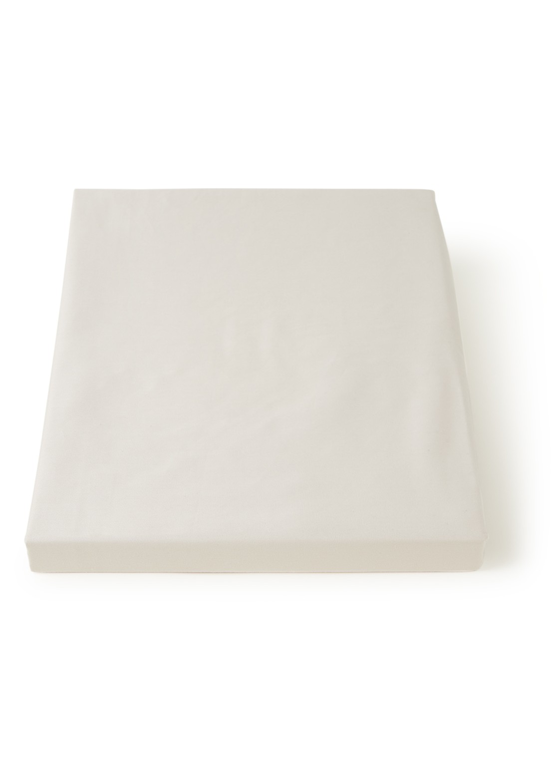 Yumeko Hoeslaken van  katoensatijn 300TC, hoekhoogte 30 cm - voorkant beige