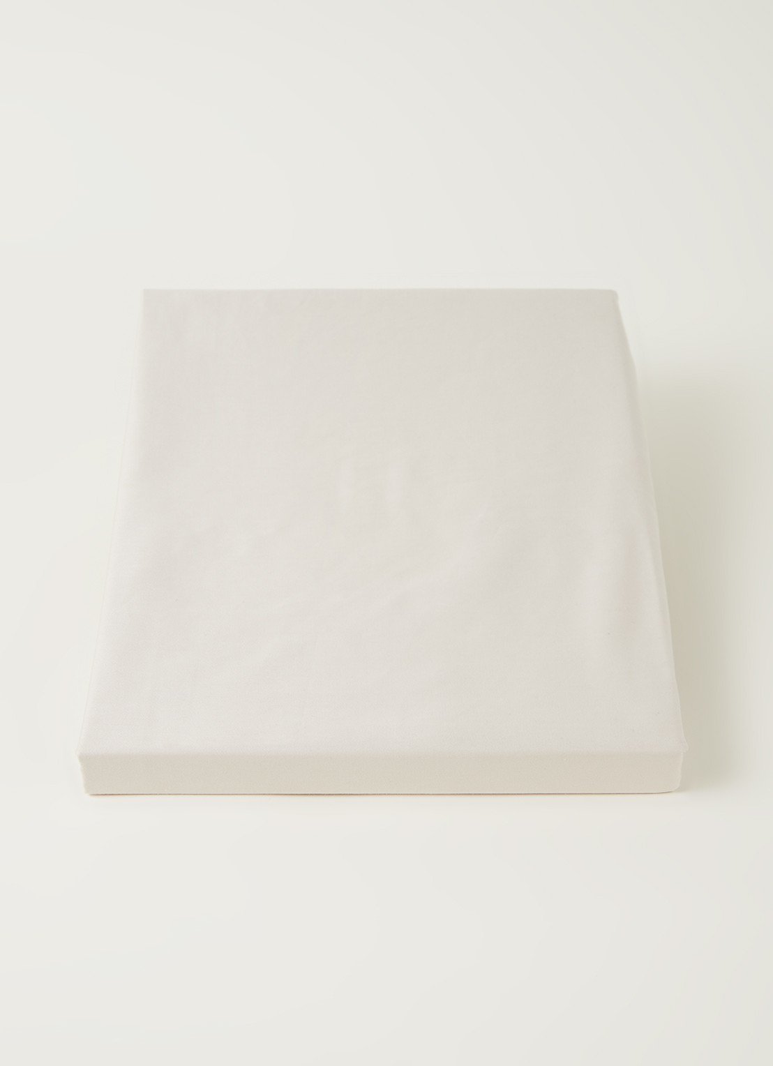 Yumeko Hoeslaken van  katoensatijn 300TC, hoekhoogte 30 cm - voorkant 2 beige