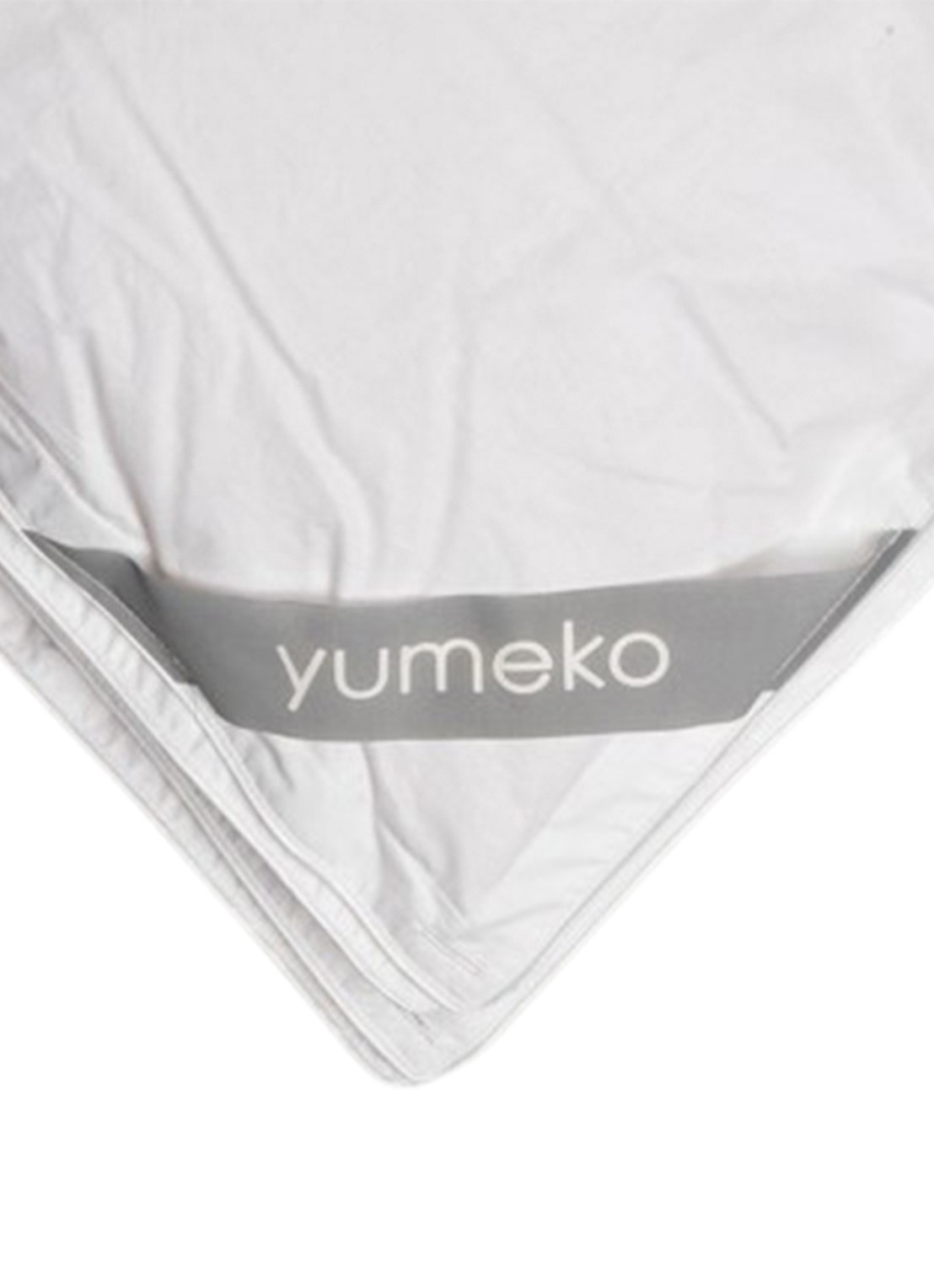 Yumeko Lente/herfst dekbed van katoen met donsvulling - voorkant 2 wit