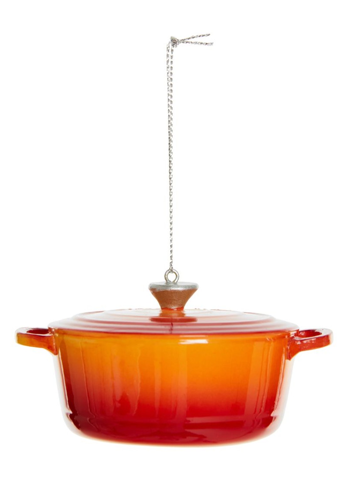 Yup in de Boom Pan kersthanger 5 cm - detail oranje