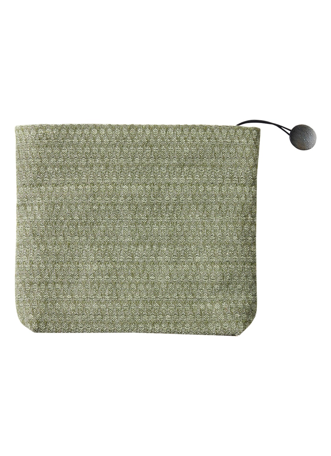 Yves Delorme Aime toilettas met print - detail 2 groen