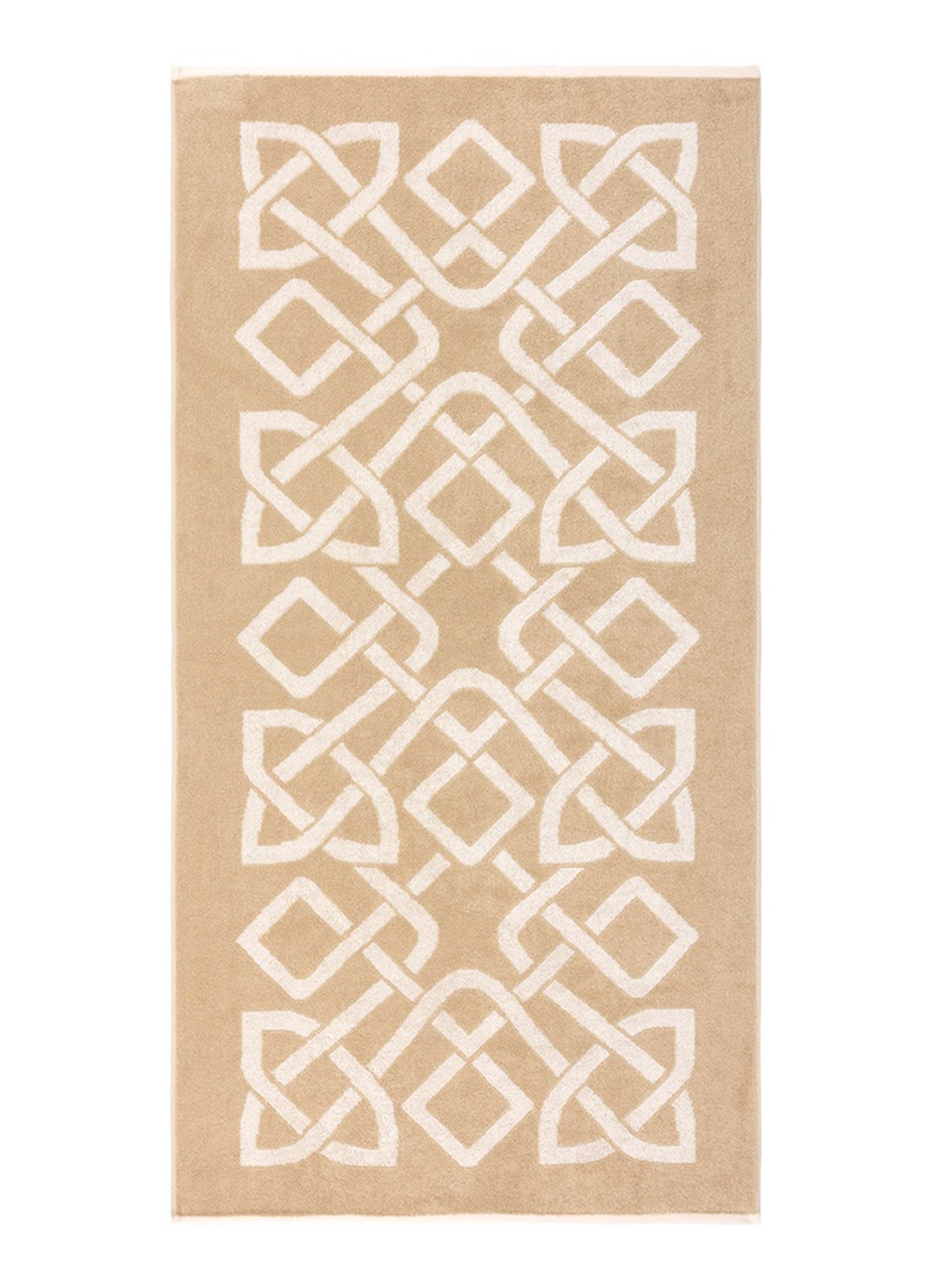 Yves Delorme Apollon badhanddoek - 470 gr/m2 - 70 x 140 cm - voorkant 2 beige