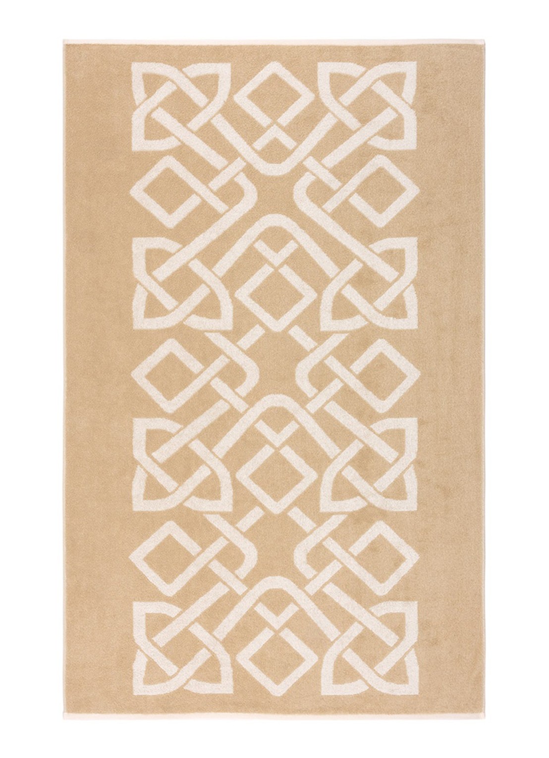Yves Delorme Apollon badlaken - 470 gr/m2 - 90 x 150 cm - voorkant 2 beige