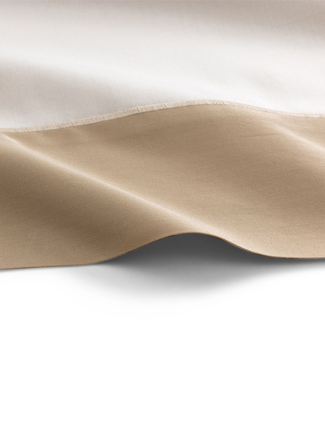 Yves Delorme Apollon laken 120TC - detail beige