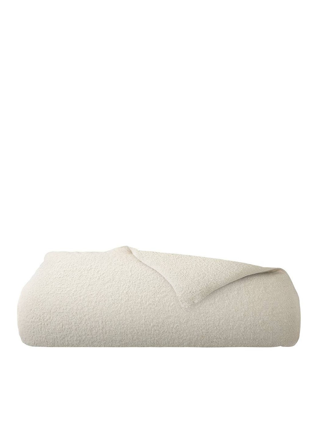 Yves Delorme Bouclette bedsprei 130 x 220 cm - voorkant beige