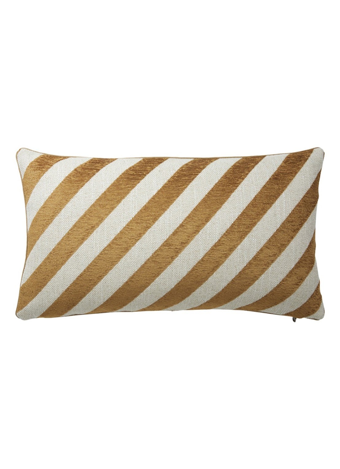 Yves Delorme Calisson sierkussenhoes - voorkant 3 donkerbeige