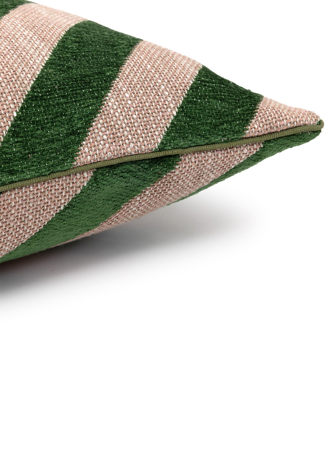 Yves Delorme Calisson sierkussenhoes - detail menthe