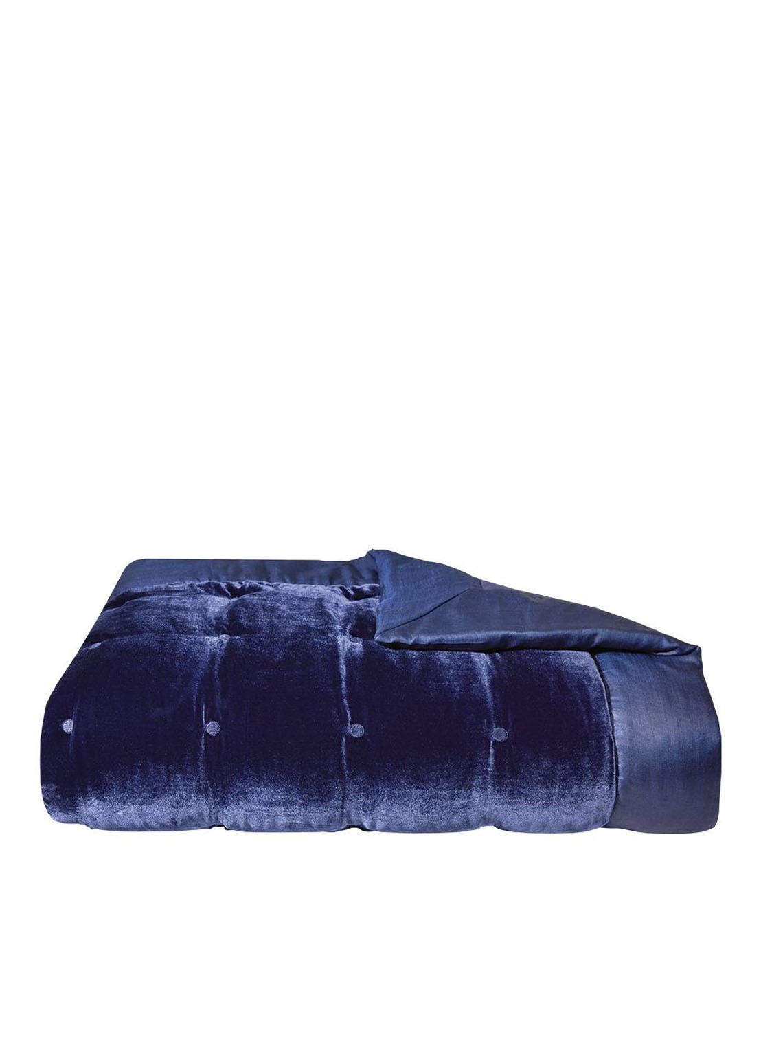Yves Delorme Cocon bedsprei 260 x 240 cm - voorkant blauw