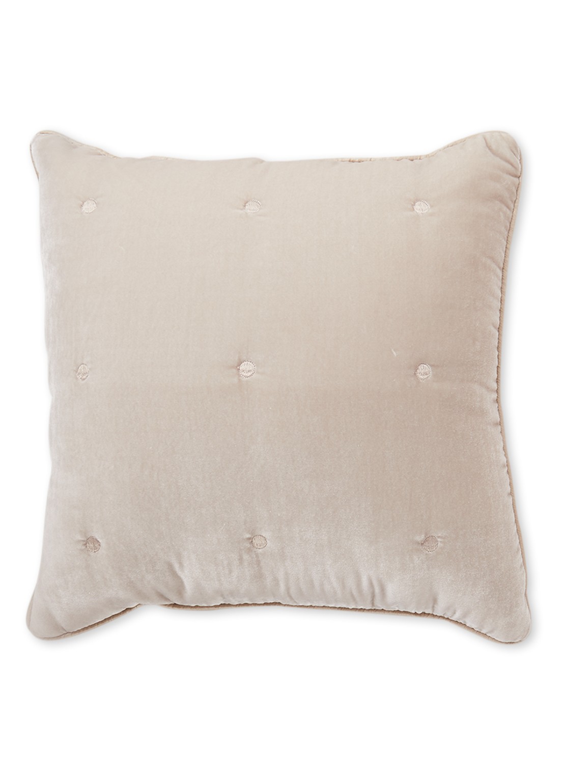 Yves Delorme Cocon sierkussen 45 x 45 cm  - voorkant beige