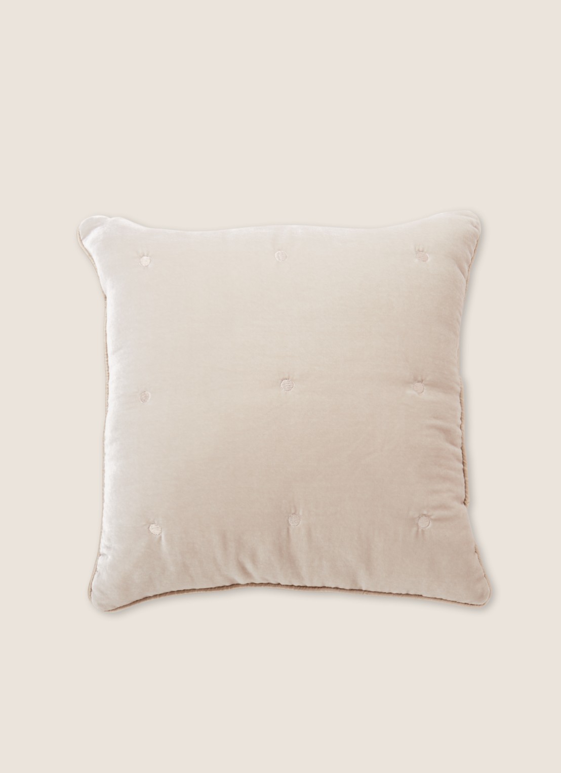 Yves Delorme Cocon sierkussen 45 x 45 cm  - voorkant 2 beige