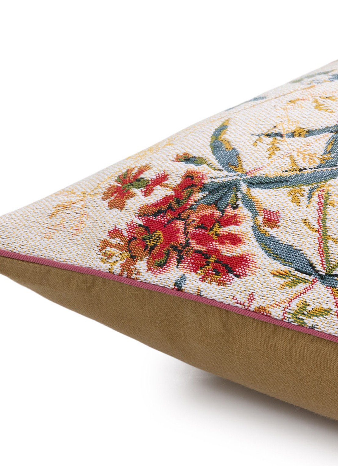 Yves Delorme Contes sierkussenhoes 45 x 45 cm - achterkant 4 beige