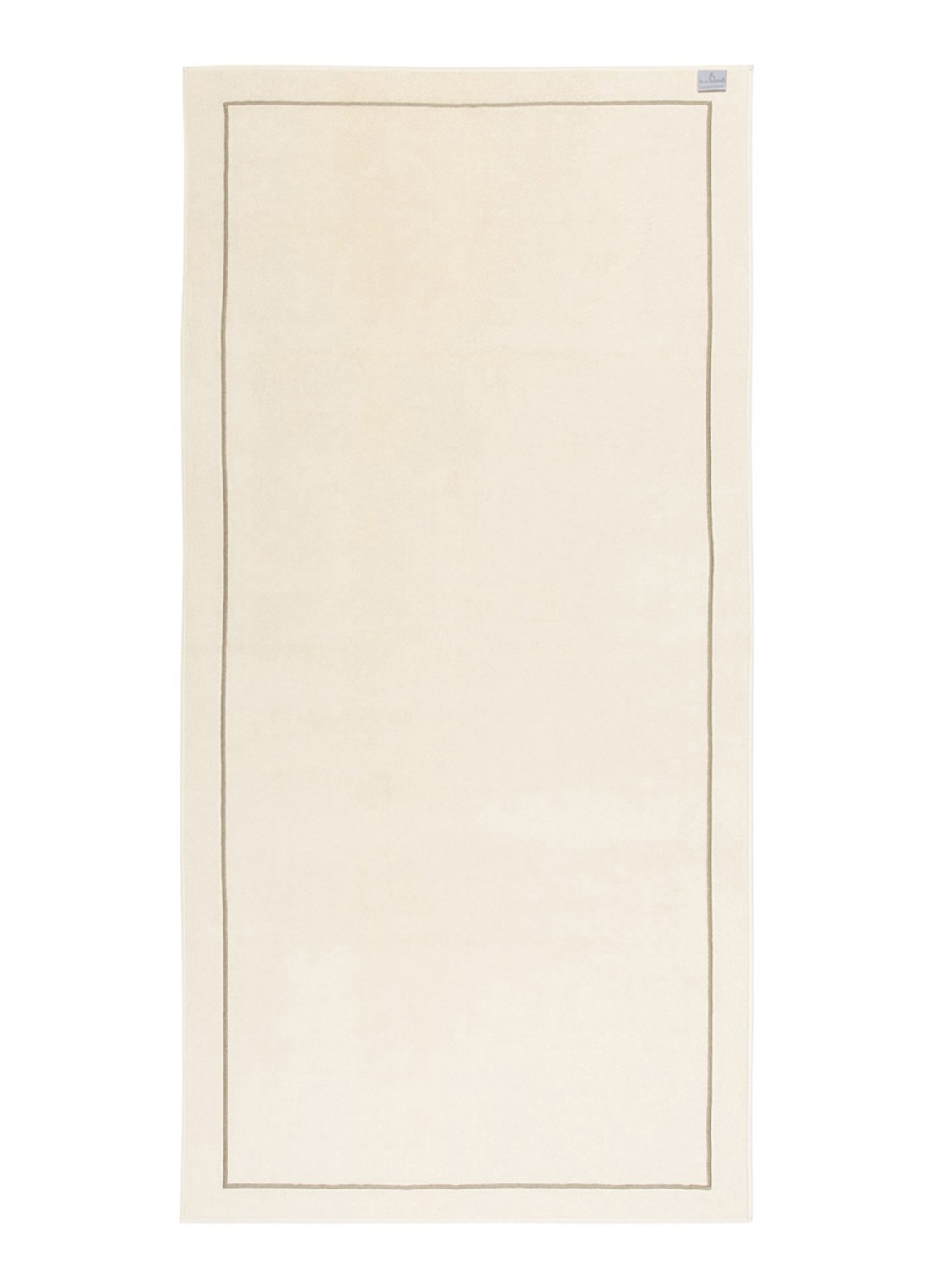 Yves Delorme Croisiere strandlaken  - 480 gr/m2 - 92 x 200 cm - achterkant creme