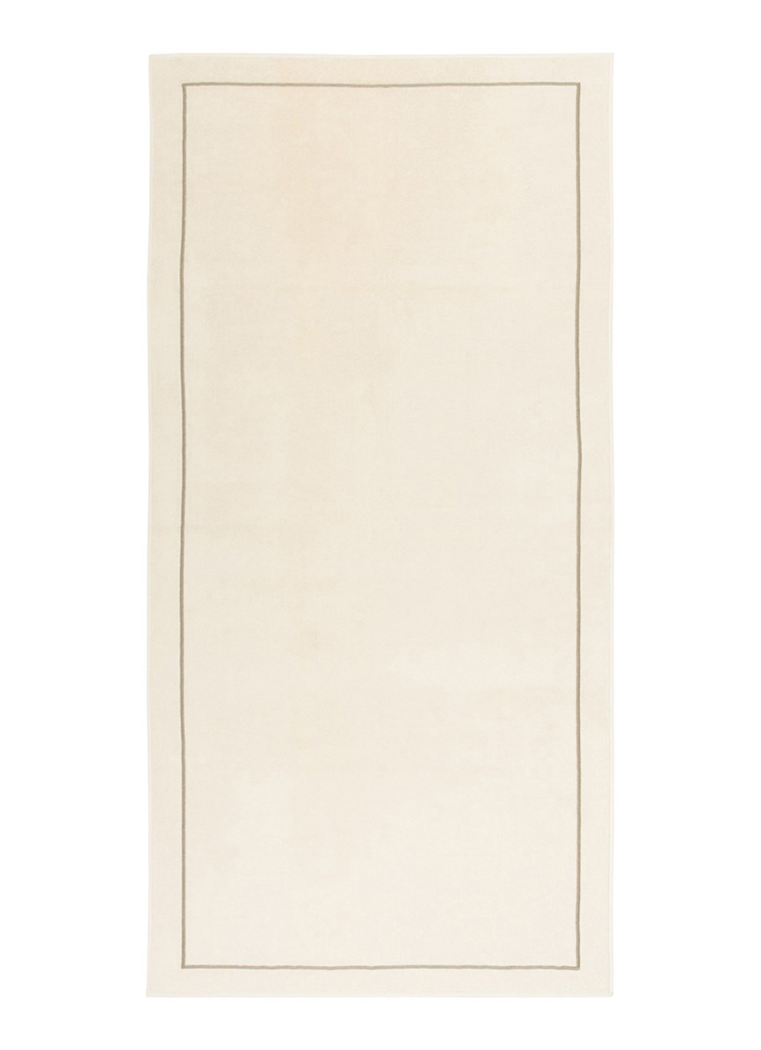 Yves Delorme Croisiere strandlaken  - 480 gr/m2 - 92 x 200 cm - voorkant 6 creme