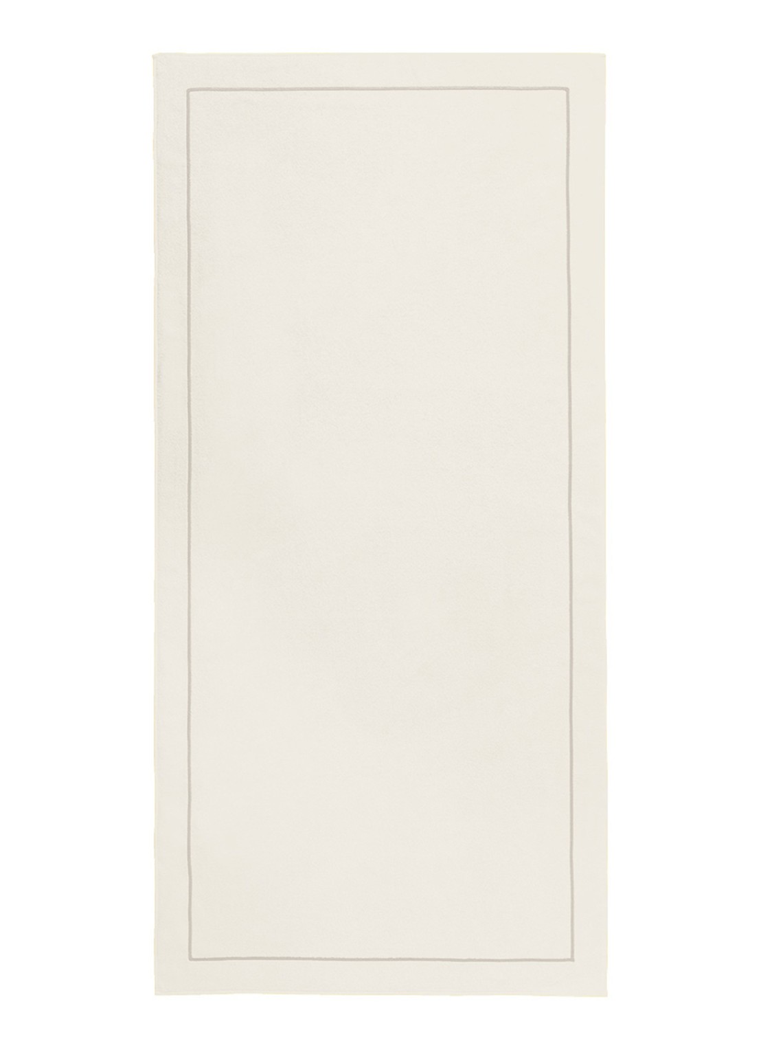 Yves Delorme Croisiere strandlaken  - 480 gr/m2 - 92 x 200 cm - voorkant 7 creme