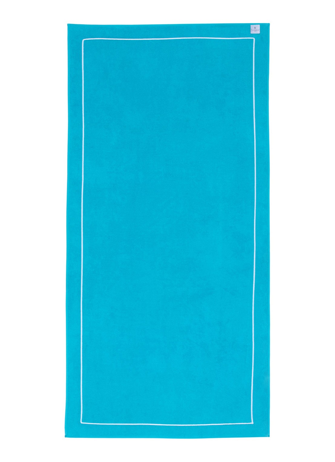 Yves Delorme Croisiere strandlaken  - 480 gr/m2 - 92 x 200 cm - voorkant 6 aquablauw