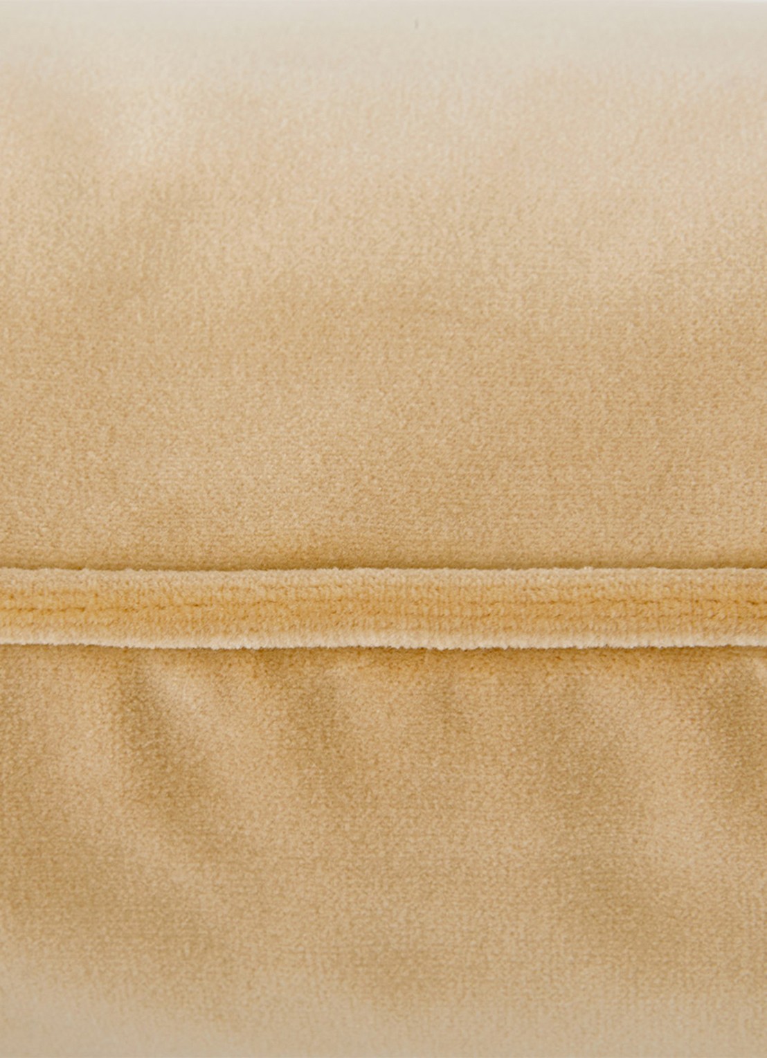 Yves Delorme Divan sierkussenhoes van fluweel - detail donkerbeige