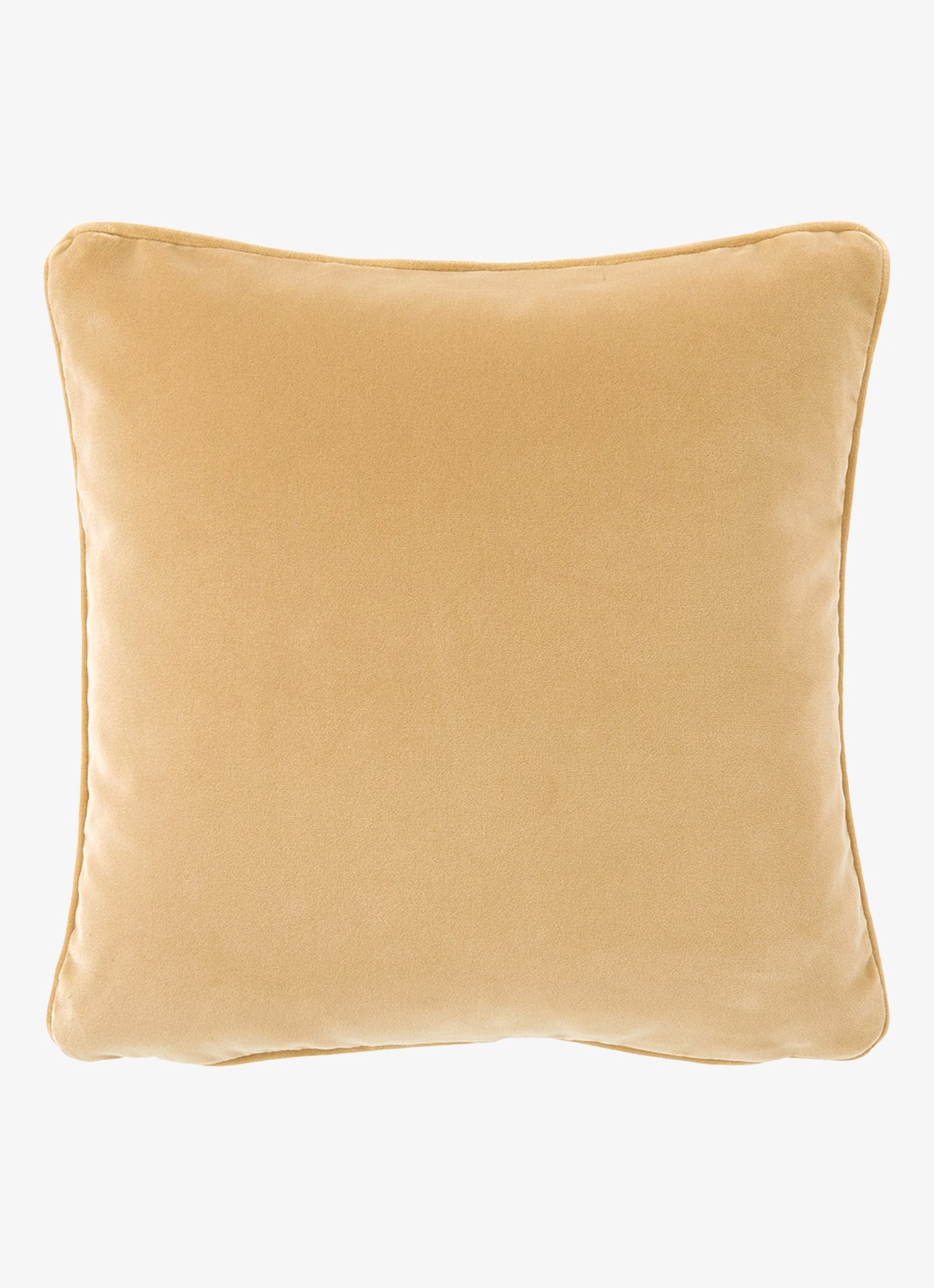 Yves Delorme Divan sierkussenhoes van fluweel - voorkant 5 donkerbeige