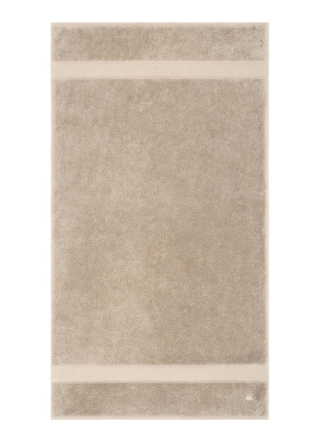 Yves Delorme Etoile badhanddoek - 700 gr/m2 - 55 x 100 cm - voorkant taupe