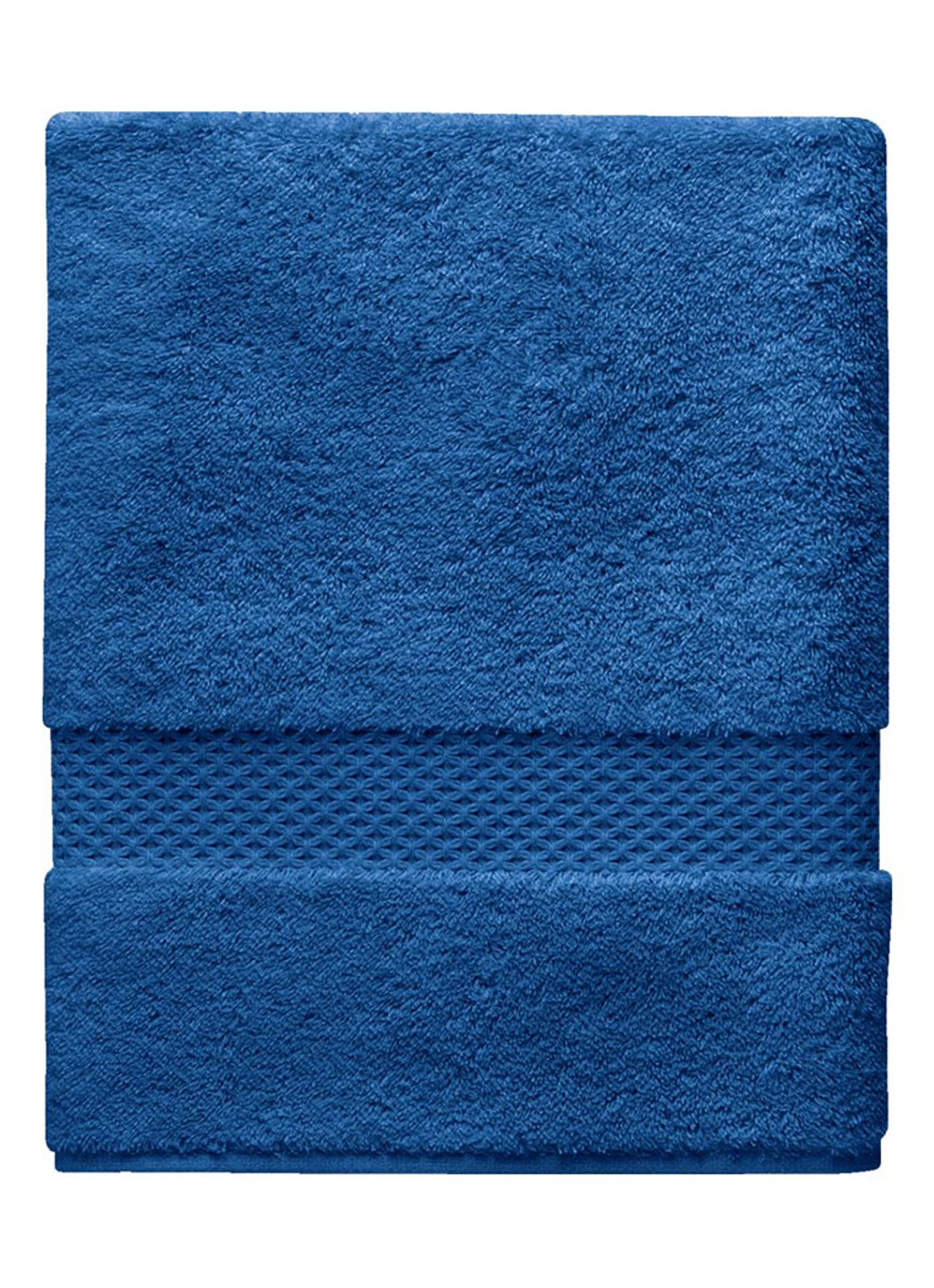 Yves Delorme Etoile badhanddoek - 700 gr/m2 - 55 x 100 cm - voorkant donkerblauw