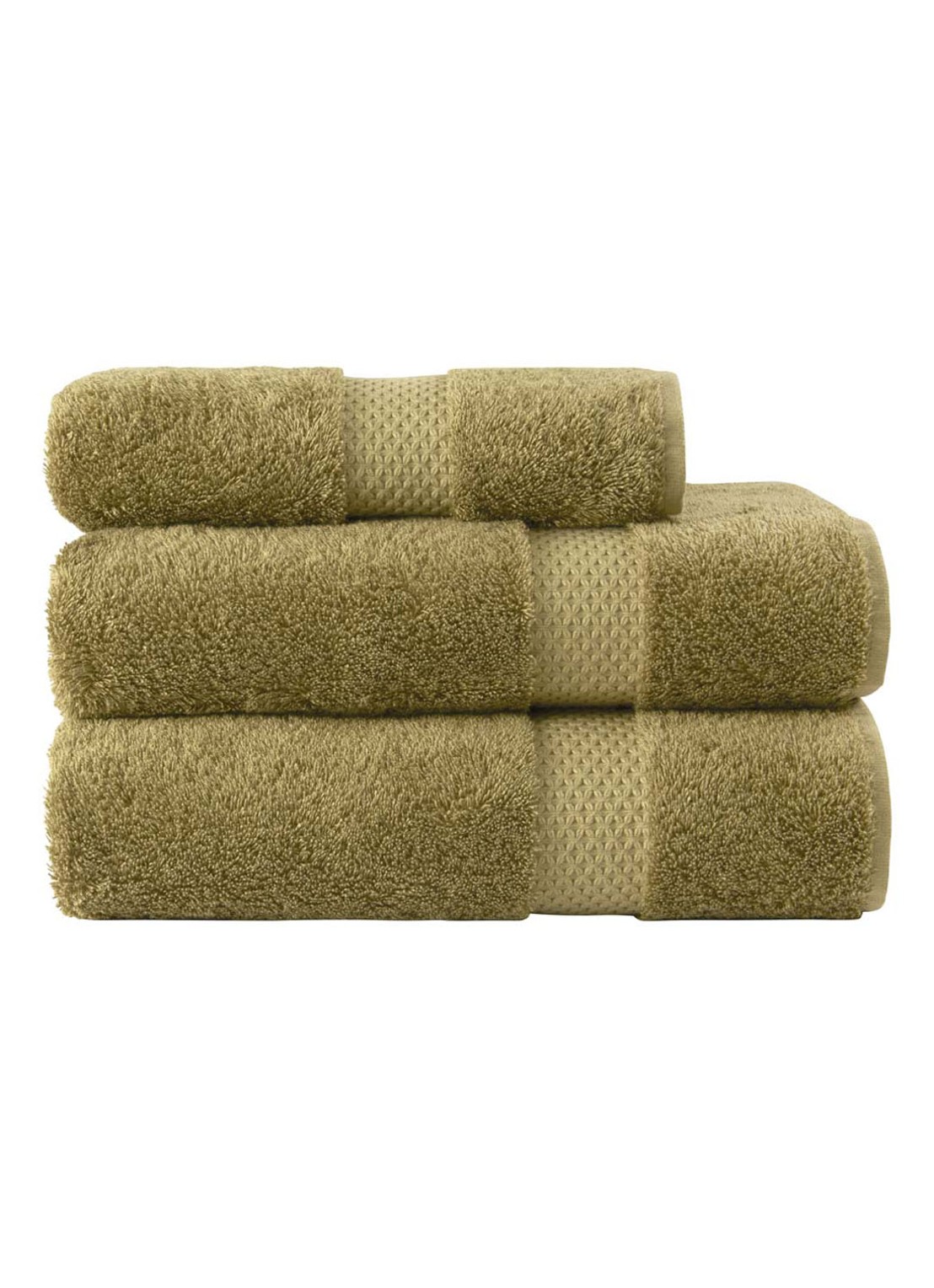 Yves Delorme Etoile badhanddoek - 700 gr/m2 - 55 x 100 cm - voorkant 5 brons