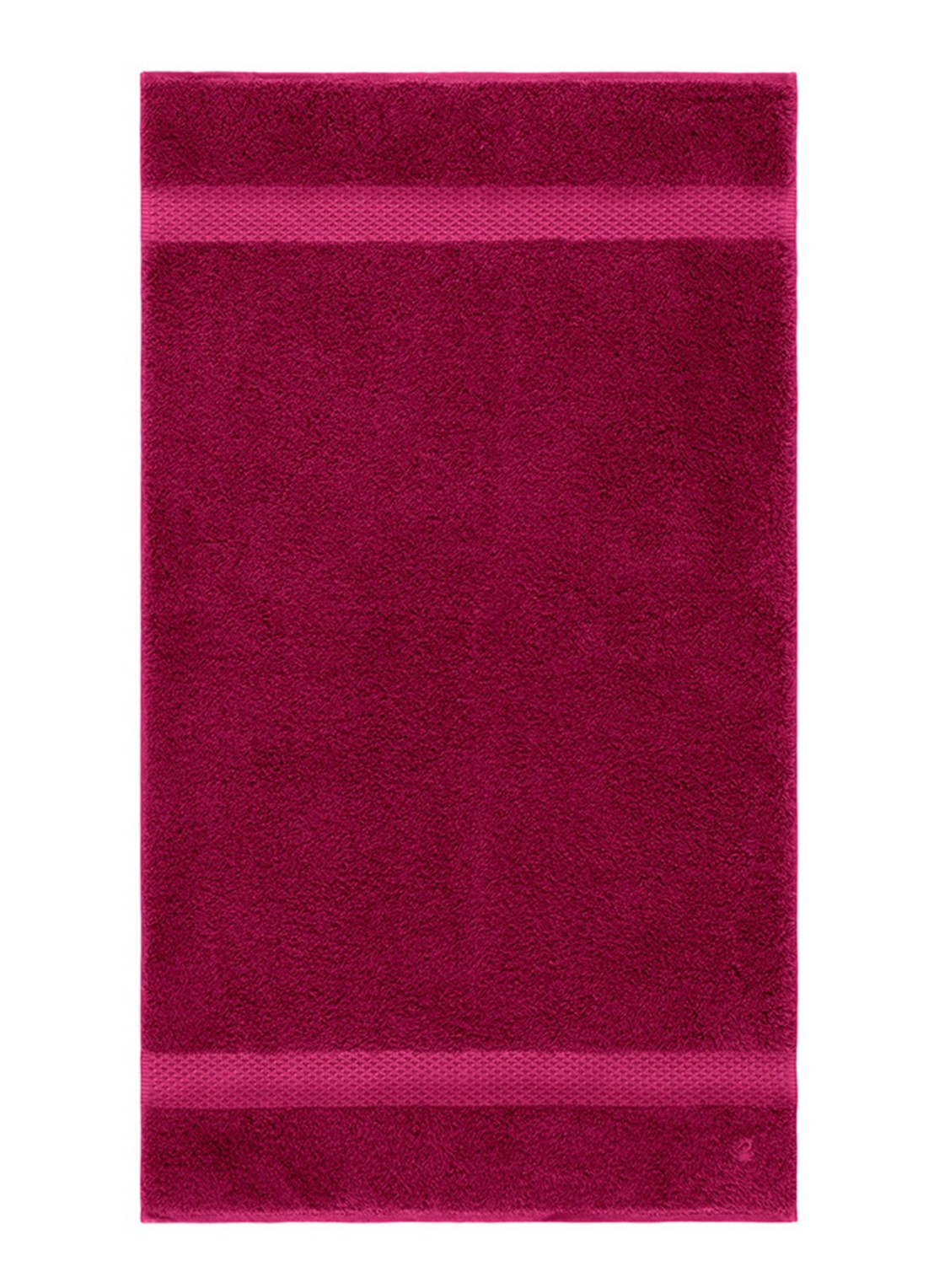 Yves Delorme Etoile badhanddoek - 700 gr/m2 - 55 x 100 cm - voorkant fuchsia