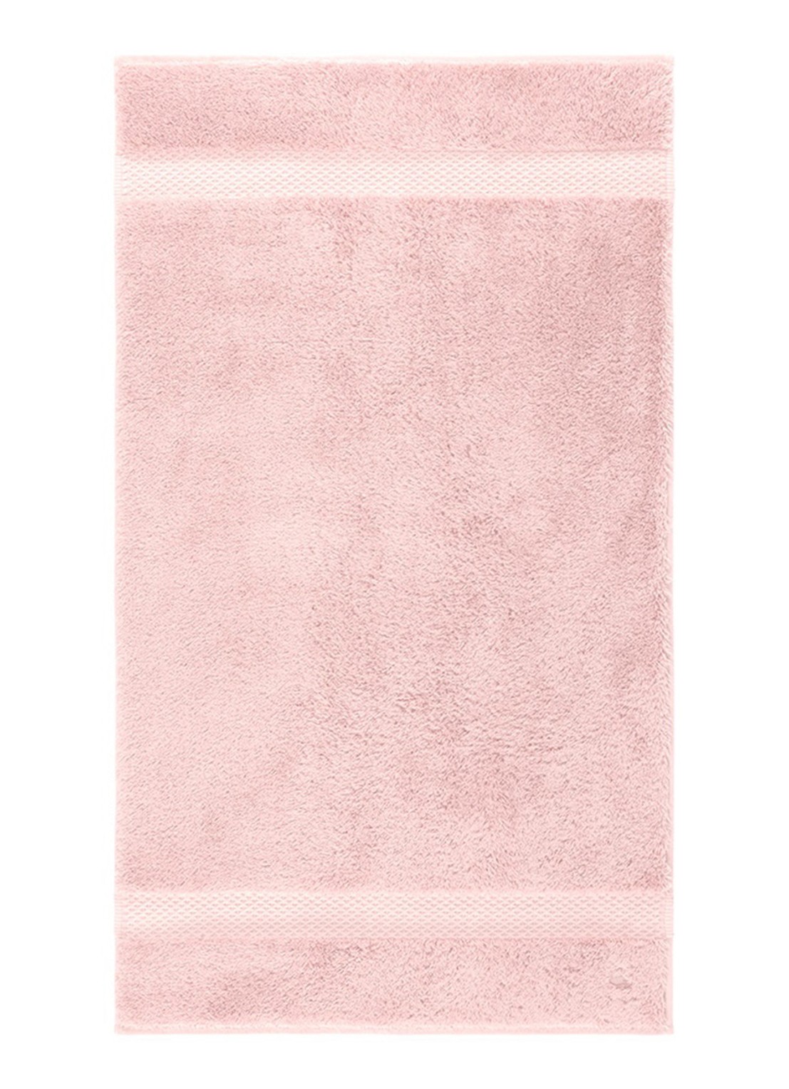 Yves Delorme Etoile badhanddoek - 700 gr/m2 - 55 x 100 cm - voorkant lichtroze