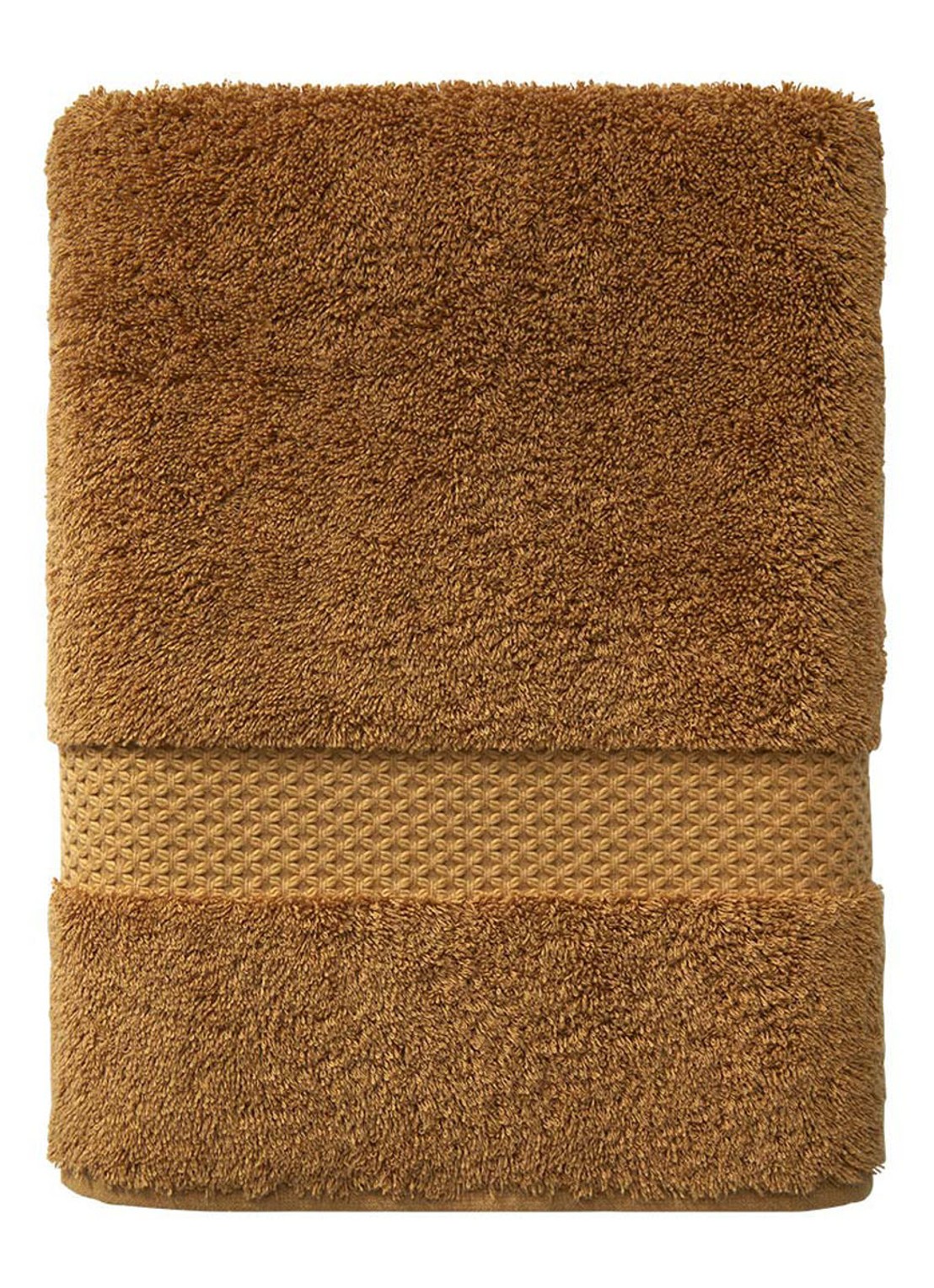 Yves Delorme Etoile badhanddoek - 700g/m2 - 70 x 140 cm - voorkant goud