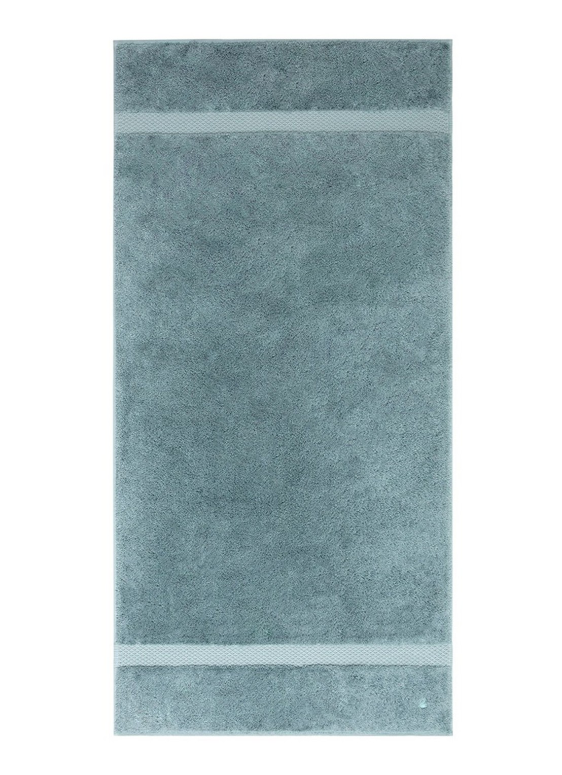 Yves Delorme Etoile badhanddoek - 700g/m2 - 70 x 140 cm - voorkant turquoise