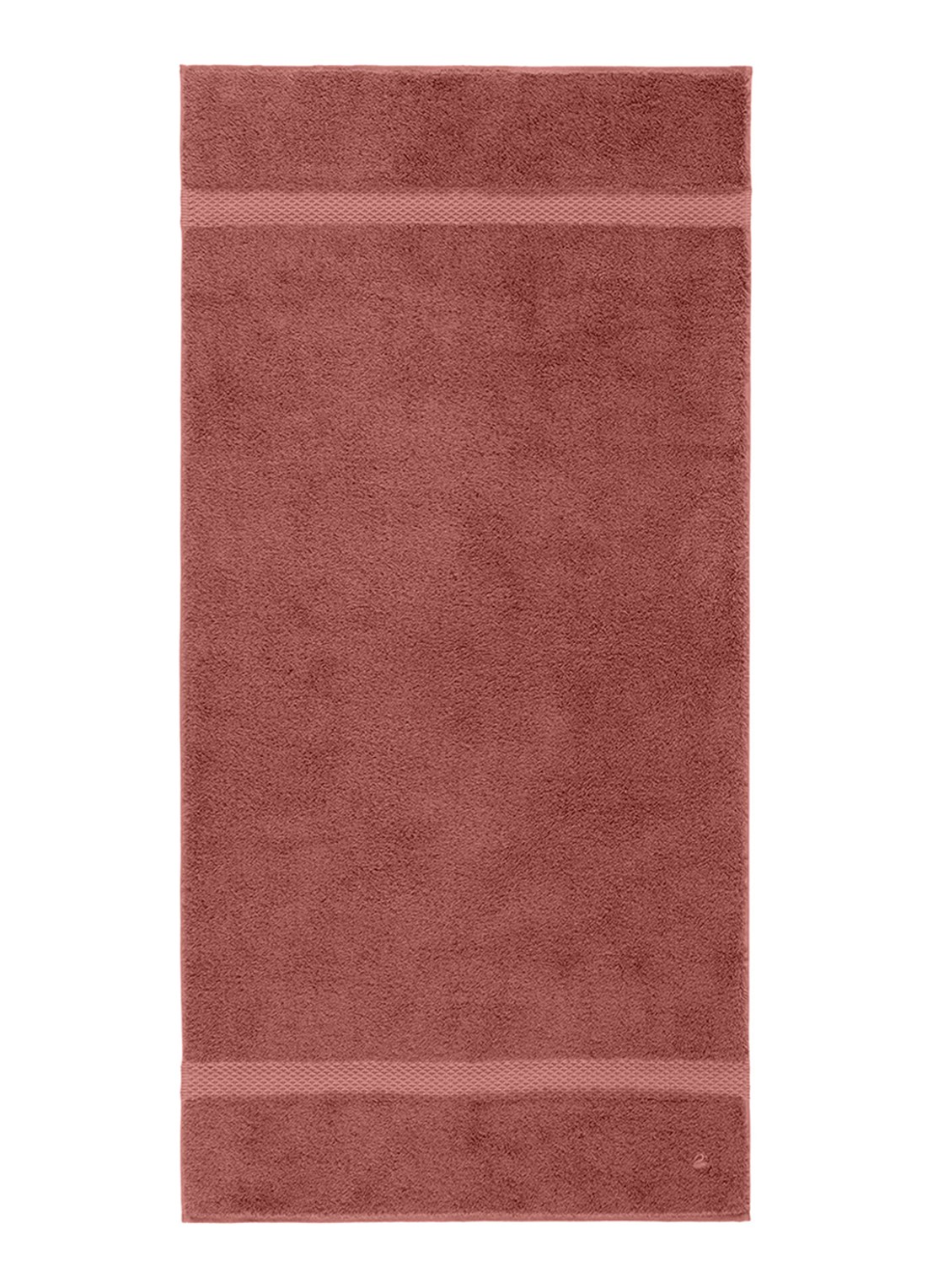 Yves Delorme Etoile badhanddoek - 700g/m2 - 70 x 140 cm - voorkant 3 oudroze
