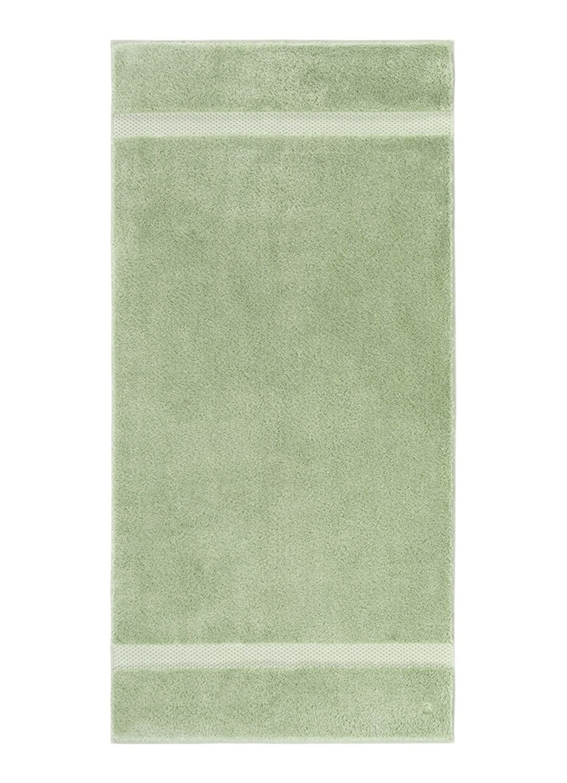 Yves Delorme Etoile badhanddoek - 700g/m2 - 70 x 140 cm - voorkant 2 lindegroen