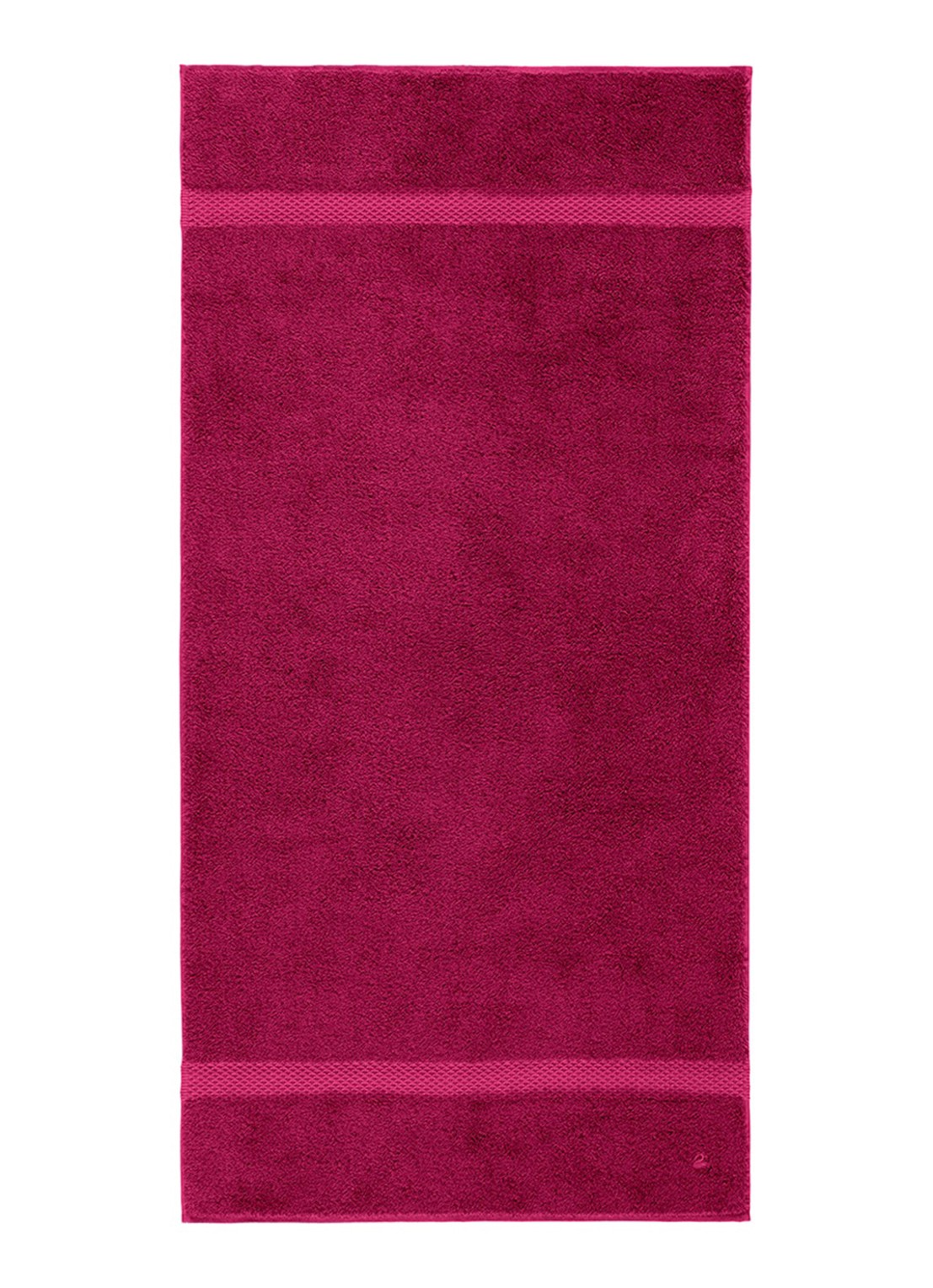 Yves Delorme Etoile badhanddoek - 700g/m2 - 70 x 140 cm - voorkant fuchsia