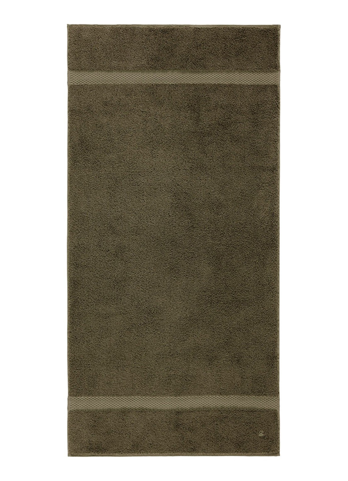 Yves Delorme Etoile badhanddoek - 700g/m2 - 70 x 140 cm - voorkant 3 khaki