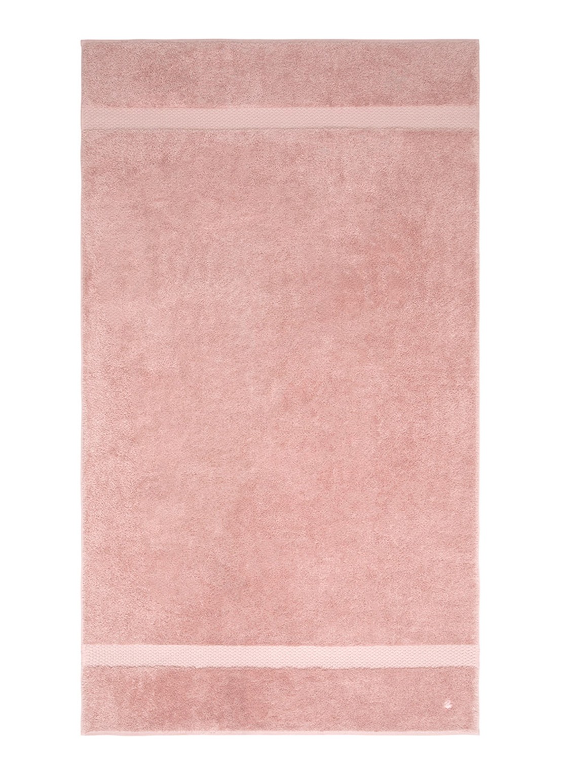 Yves Delorme Etoile badlaken - 700 gr/m2 - 92 x 160 cm - voorkant roze