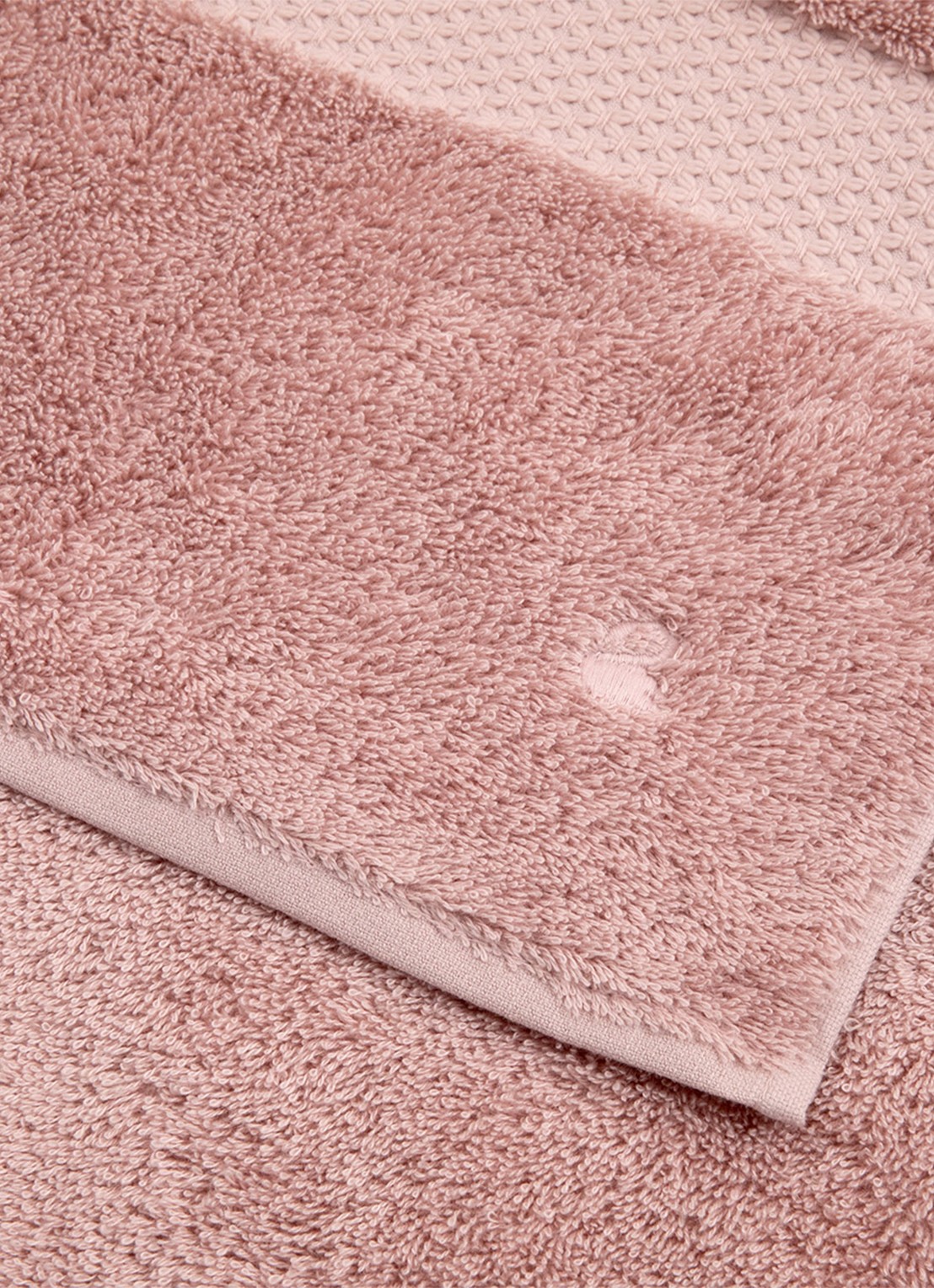 Yves Delorme Etoile badlaken - 700 gr/m2 - 92 x 160 cm - voorkant 2 roze